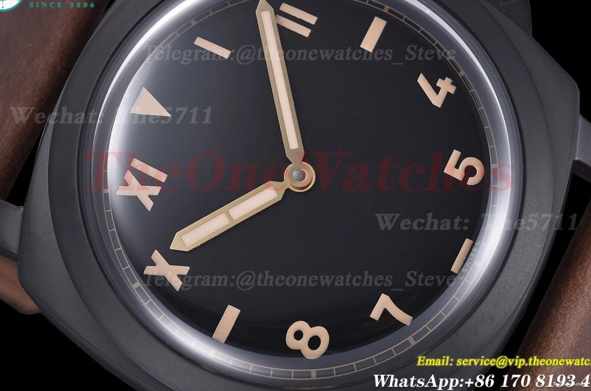 A6497 Black Pam629 LE Luminor DLC 47mm HWF Dial 0428